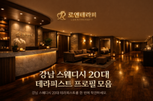강남 스웨디시 20대 테라피스트 로비 내부 분위기